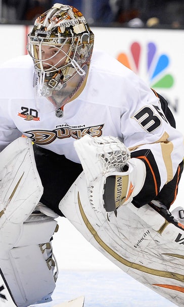 Ducks' phenom John Gibson taking attention in stride